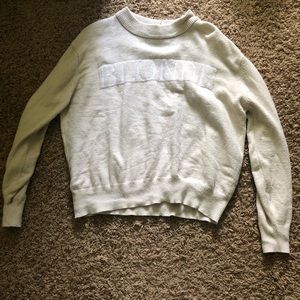 Soft Cream “BLONDE” Sweater Size S